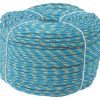 Polyester Braided Rope 4mmx160M Bl/Yl