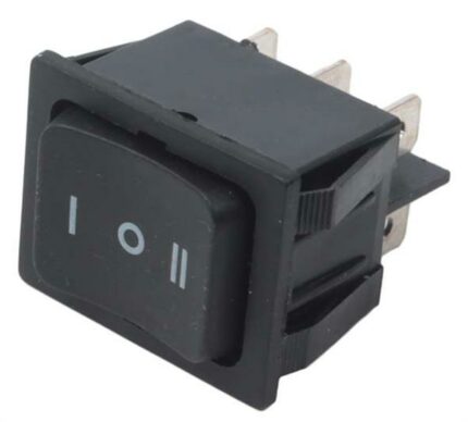 Rocker Switch 1-0-2 With Return