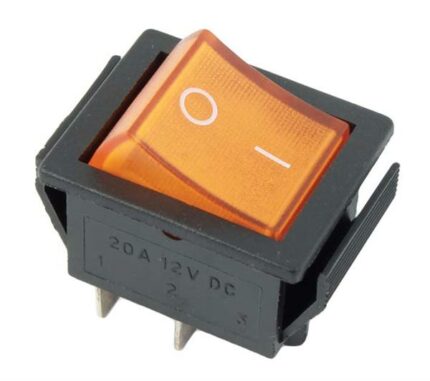 Rocker Switch Amber