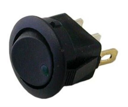 Rocker Switch Dot Green